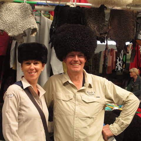 Blue Dot Travel Tour Leaders- Ang Dooley and Paul Bennett