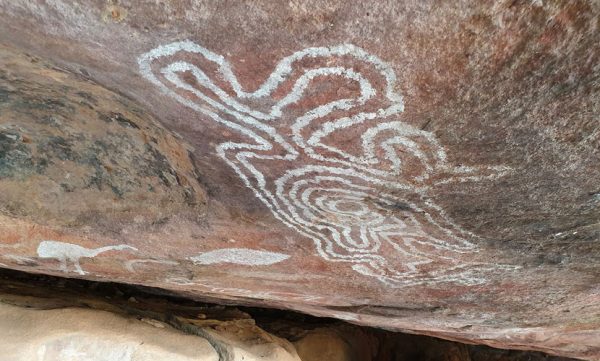 Aboriginal rock art at Gundabooka National Park
