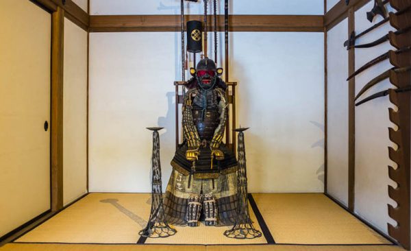 Display at the Bukeyashiki Samurai Residence