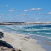 Rugged white sandy beaches of Coffin Bay National Park