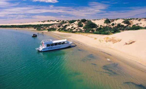 Spirit of the Coorong cruise to the mouth of the Murray river